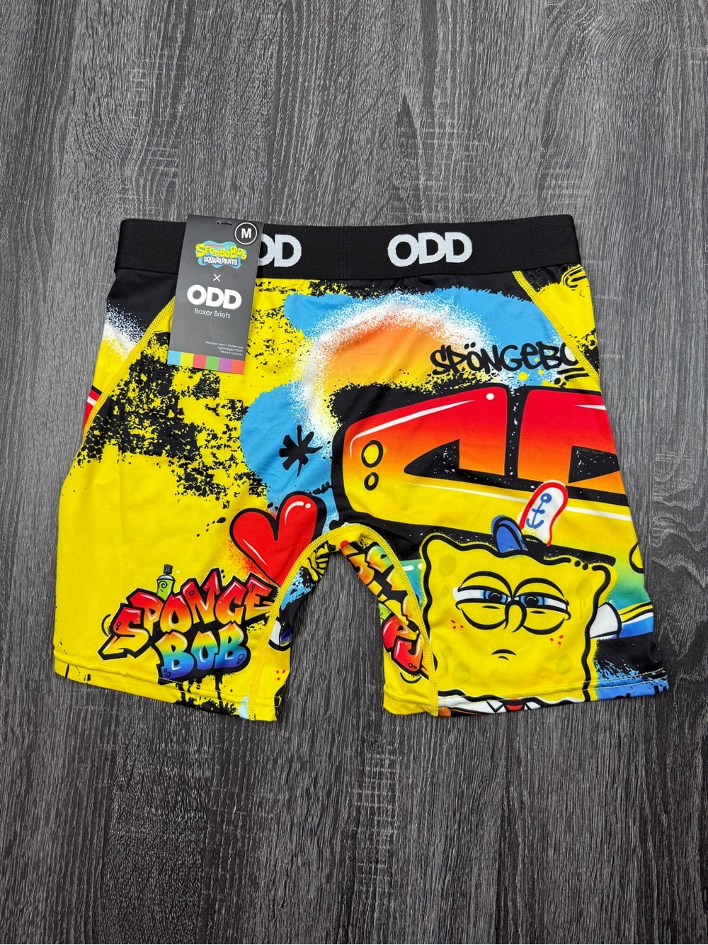 ODD Spongebob SquarePants Boxer Briefs Men’s Size M NWT